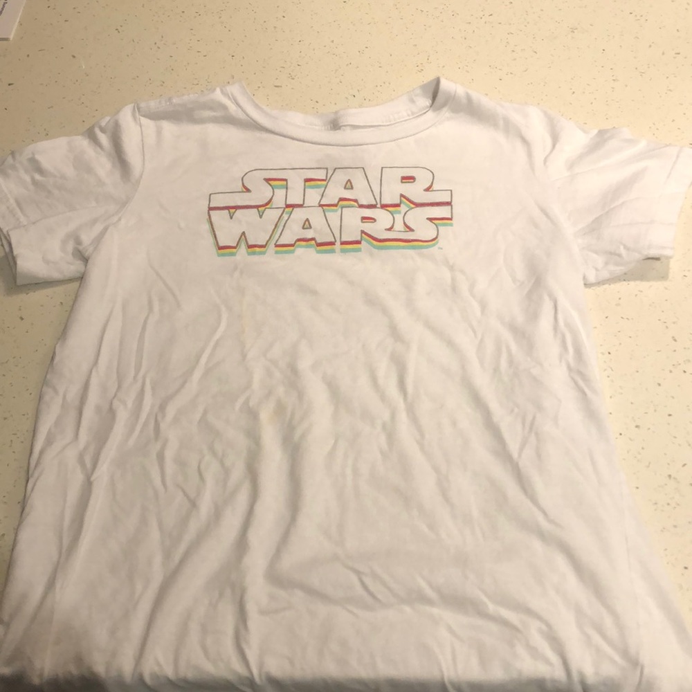 Girls white Star Wars t-shirt size 14